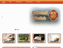 Tablet Screenshot of clonduffparish.com